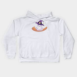 Cute Cat Witch Kids Hoodie